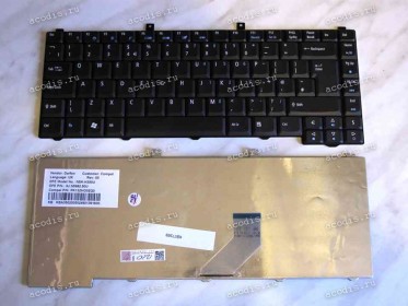 Keyboard Acer Aspire 1400, 1410, 1414, 1640, 1641, 1642, 1644, 1680, 1681, 1684, 1685, 1690, 1691, 1692, 1694, 3000, 3002, 3003, 3100, 3102, 3500, 3502, 3503, 3610, 3612, 3613, 3620, 3623, 3624, 3630, 3634, 3650, 3680, 3690, 5000, 5001, 5002, 5003, 5004,