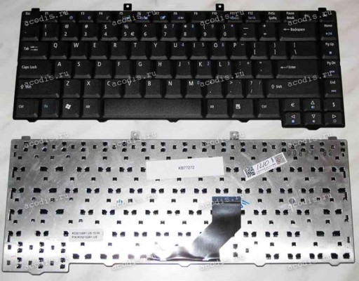 Keyboard Acer Aspire 1400, 1410, 1414, 1640, 1641, 1642, 1644, 1680, 1681, 1684, 1685, 1690, 1691, 1692, 1694, 3000, 3002, 3003, 3100, 3102, 3500, 3502, 3503, 3610, 3612, 3613, 3620, 3623, 3624, 3630, 3634, 3650, 3680, 3690, 5000, 5001, 5002, 5003, 5004,