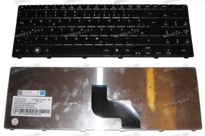 Keyboard Acer Aspire 5516, 5517, 5532, 5534, 5732, eMachines E430, E525, E6**, E725 (339х112 мм)(Black/Matte/GR)