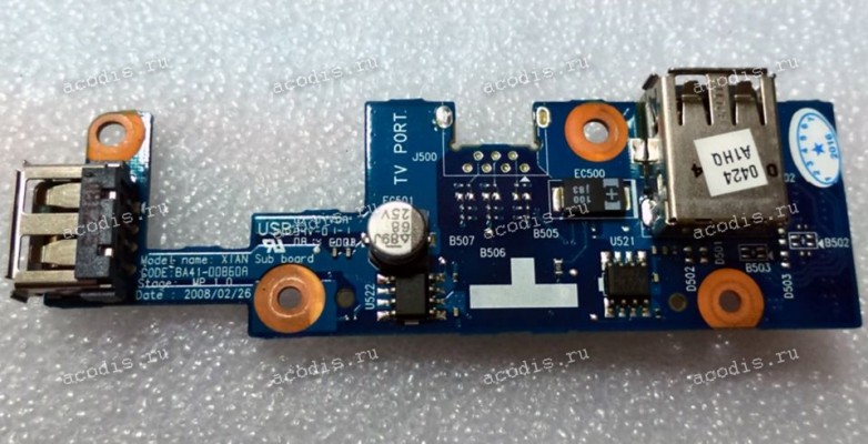 USB board Samsung R410 (NP-R410) XIAN Sub board (p/n: BA41-00860A)