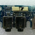 USB & Audio board Asus K43BR, K43BY, K43TA, K43TK, K43U, K53BR, K53BY, K53TA, K53TK, K53U, K53Z (p/n 60-N5DUS1000-A01)