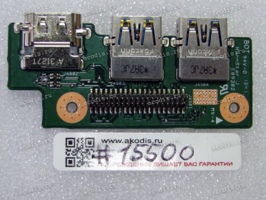 USB & HDMI board Asus N56JR (p/n 90NB03Z0-R10040) REV: 2.0