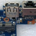 USB & RJ45 & RJ11 board Asus U2E REV. 2.1