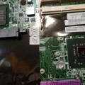 MB BAD - под восстановление (возможно даже рабочая) Lenovo ThinkPad SL510 (FRU: 63Y2102) DAGC3AMB8H0 (8L) REV: H, Intel SLB8Q AF82801IBM, Intel SLB94 AC82GM45 - снято что-то